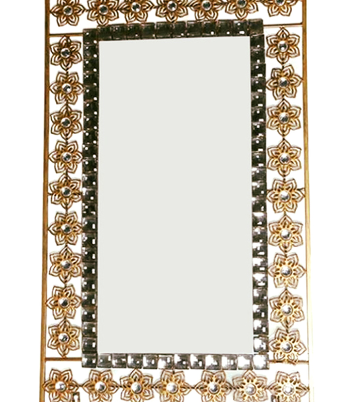 accent-wall-mirror-metal-rectangle-with-antique-copper-stones-224100