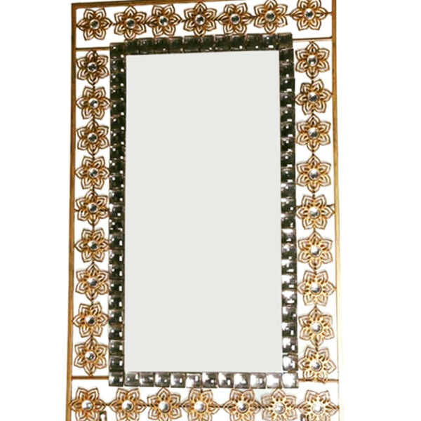 accent-wall-mirror-metal-rectangle-with-antique-copper-stones-304986