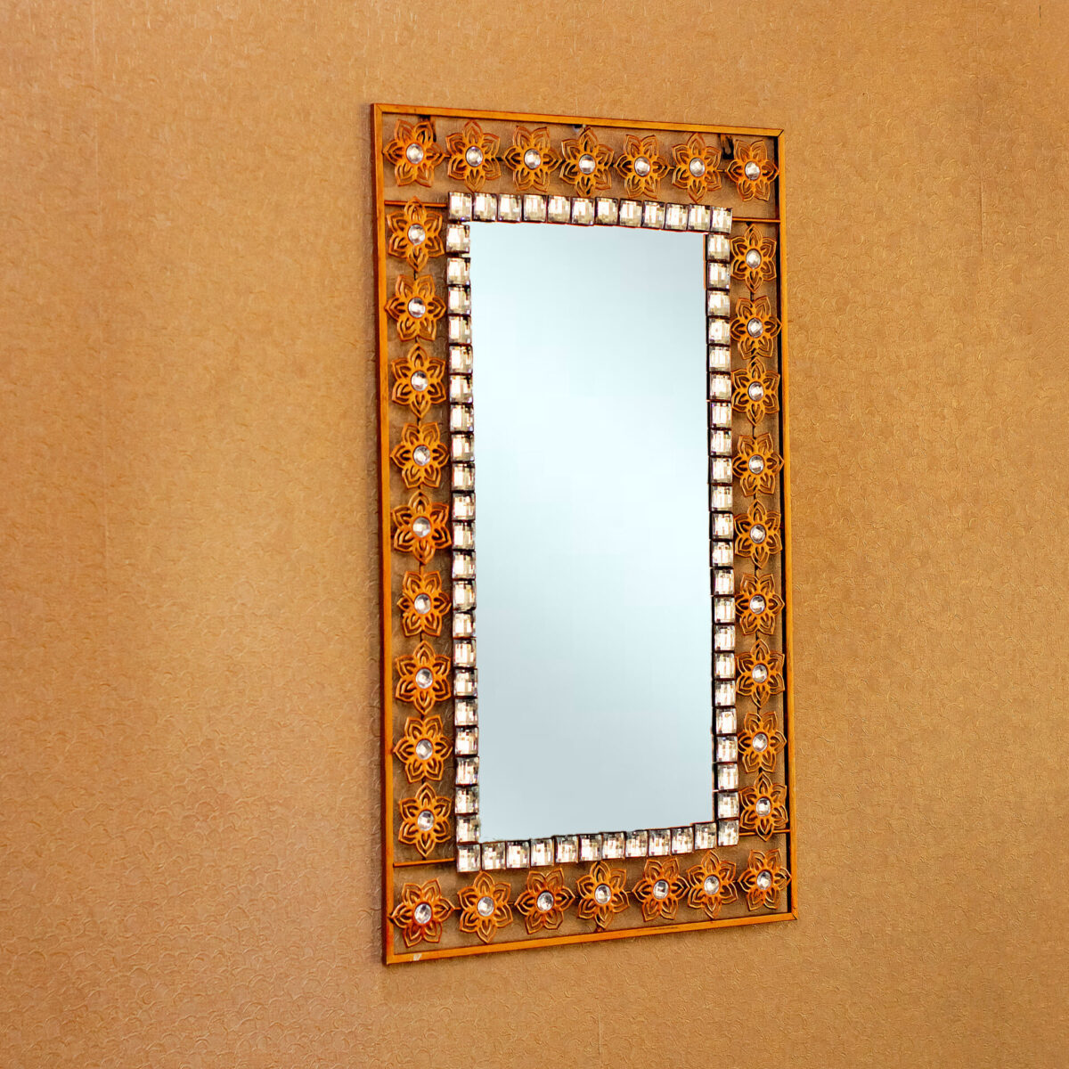 accent-wall-mirror-metal-rectangle-with-antique-copper-stones-967851